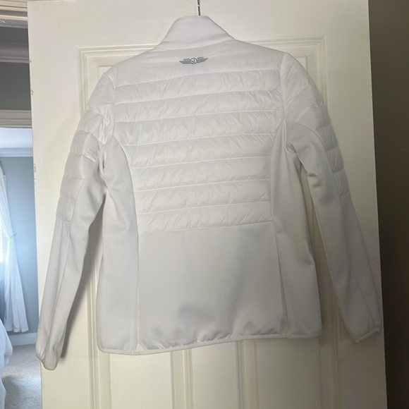 White Straight Down puffer jacket. Size Small - Picture 2 of 3
